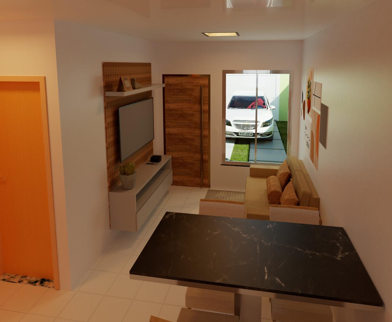 Sala de Estar - Construtora Apoema